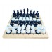 Игра 2 в 1 (шахматы, шашки) доска - дерево, фигуры пластик