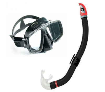 Комплект маска Look (черн.сил) + трубка Mach Dry TN 101830