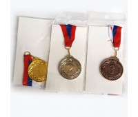 Медаль 1,2,3 место средняя (3 шт/уп)